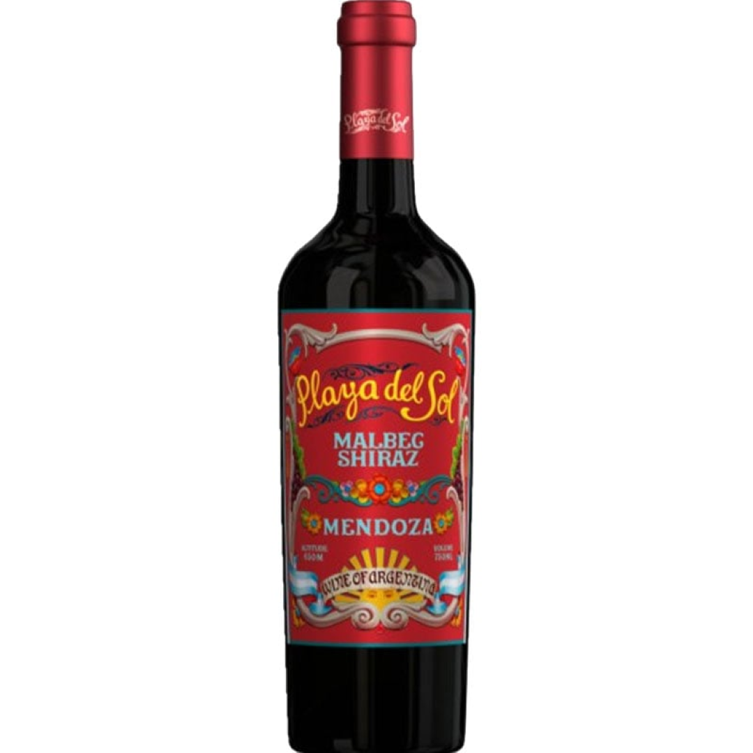 PLAYA DEL SOL MALBEC SHIRAZ 750ML